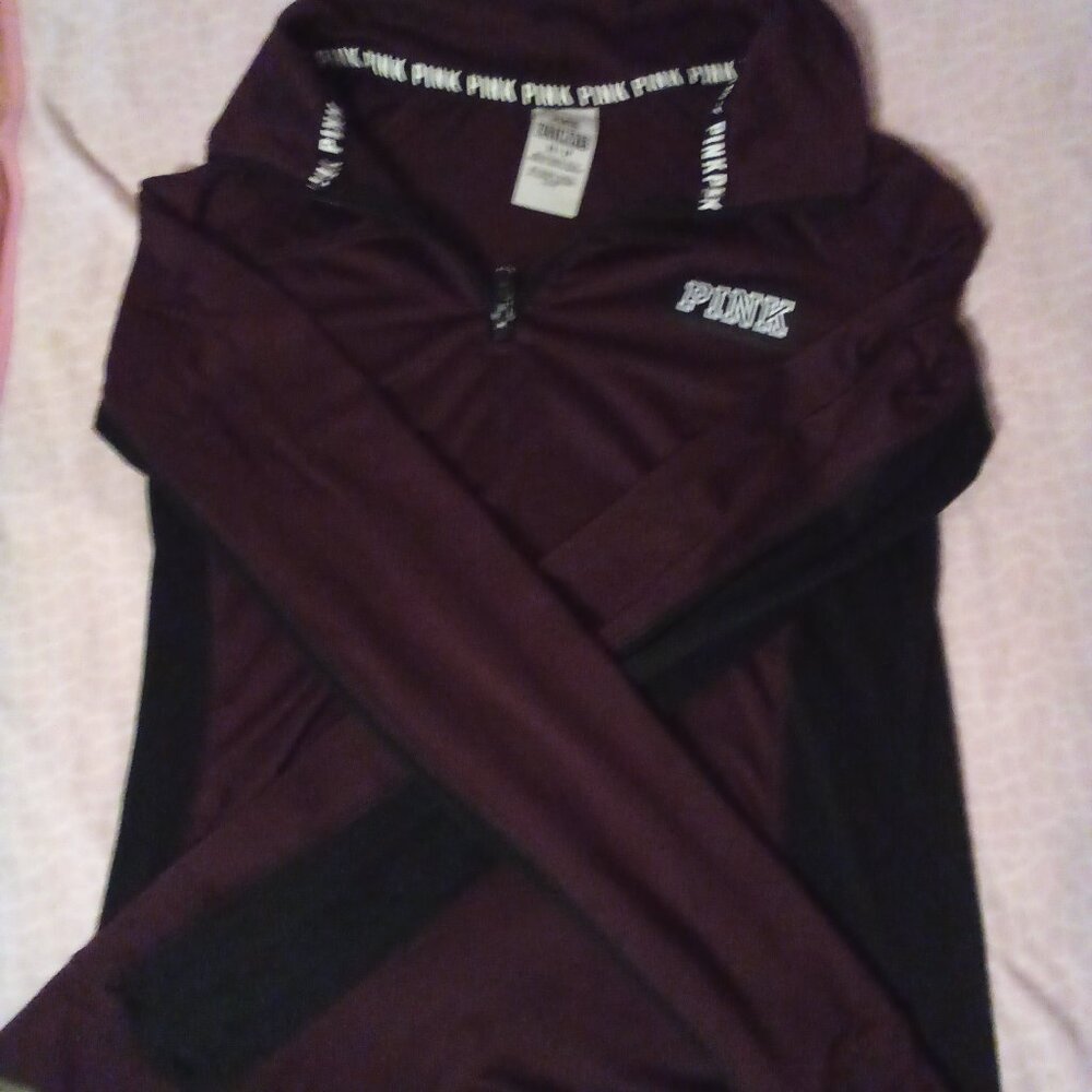 vintage vs pink track zip up